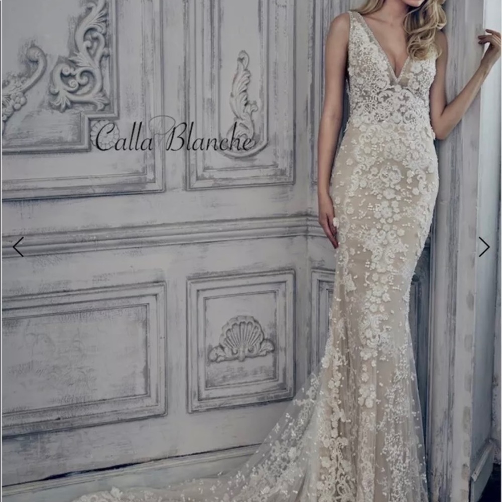 STUNNING Calla Blanche Wedding Dress